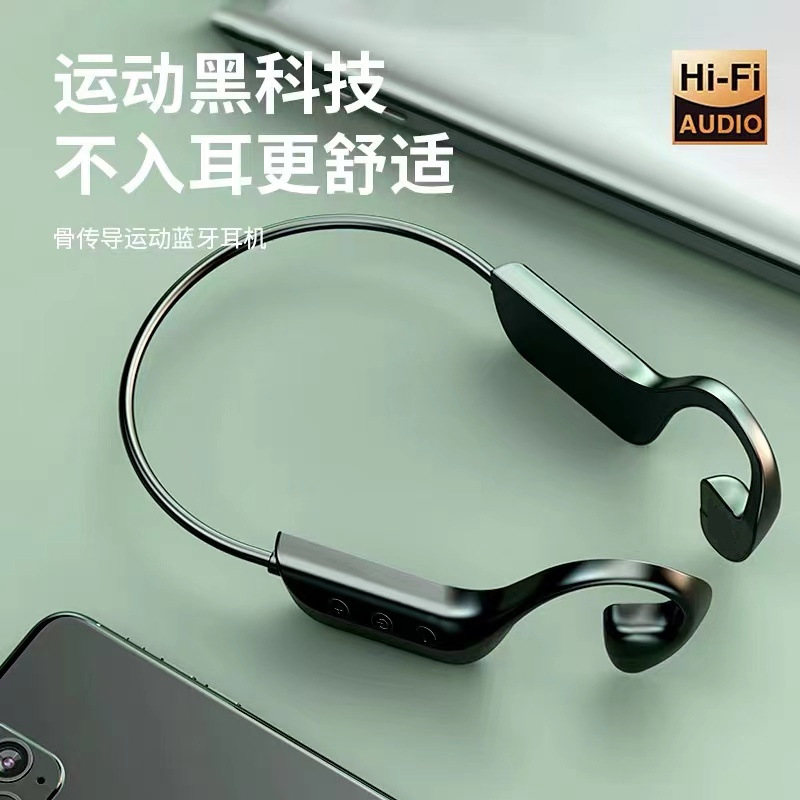 骨传导蓝牙耳机户外运动挂耳式不入耳无线蓝牙耳机跨境批发代发