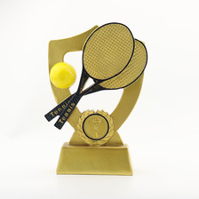 万源欣比赛网球人物树脂工艺品摆件跨境直供厂家支持定制可印Logo