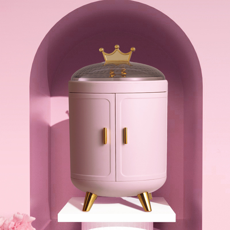 Jewelry Box High-End Household Luxury Jewelry Earrings Display Stand Earrings Stud Necklace Large Capacity Online Red Jewelry Storage Box details Picture