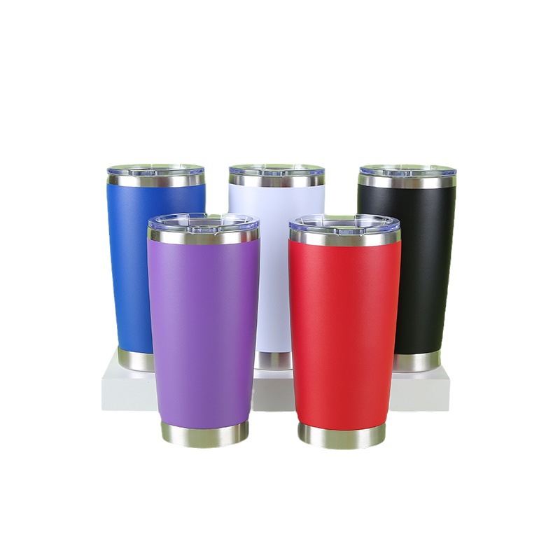 Wholesale of new cross-border 20oz car cups, 304 stainless steel vacuum insulated cups, portable car cold preservation ice cups Item Picture