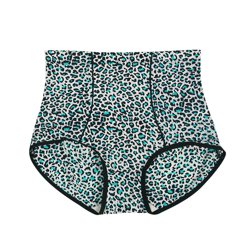 7553 verano al por mayor de las mujeres tamaño más grande coolless shorts cintura media alta sexy leopard hielo bragas de seda para mujeres Item Picture