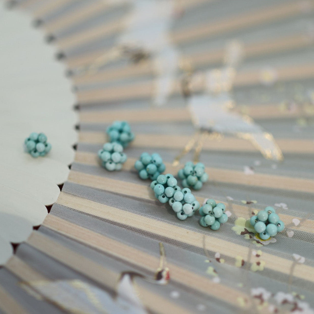2MM turquoise millet beads, raw Hubei stone, turquoise jewelry accessories, bracelet accessories, DIY handcrafted accessories