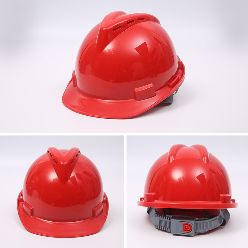 塑料安全帽实物图