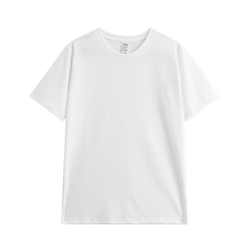 衣服/短袖/T恤/定制T恤/t恤男短袖潮流白底实物图