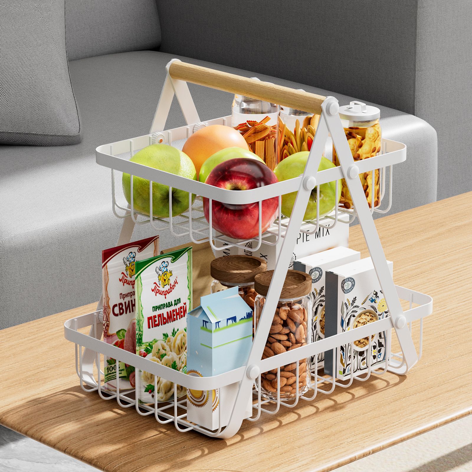 厨房置物架实物图