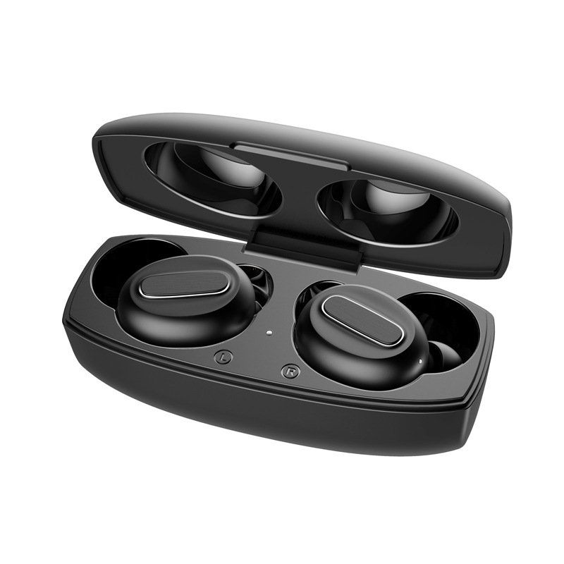 亚马逊定制工厂 新款私模带充电盒迷你立体声TWS双耳蓝牙耳机5.0详情图3