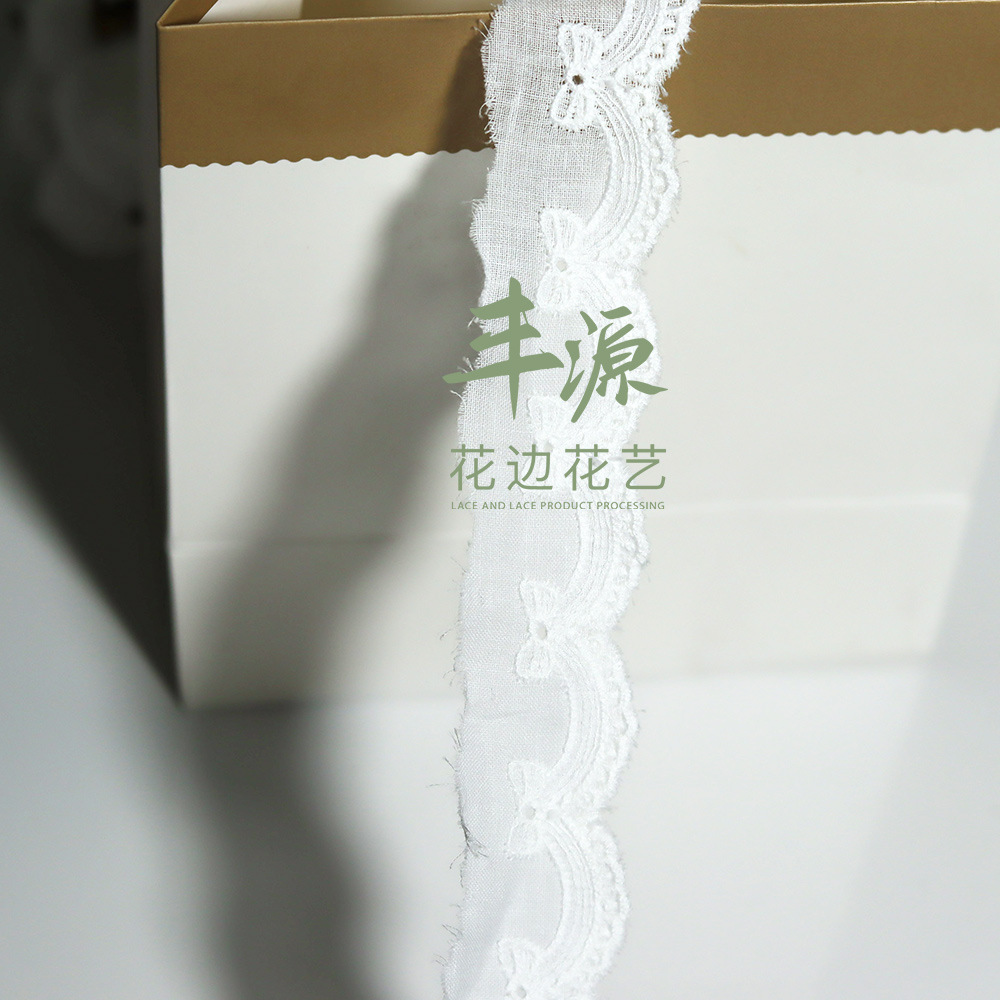 Mint Green Embroidery Lace Butterfly Lace Lace Mint Mambo Bow Lace Lace Hair Accessories Lace Scrumps Specification drawing