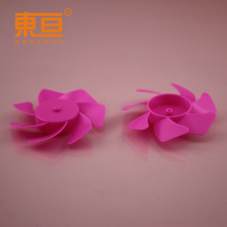 Φ677Y2A rose red 67 seven-blade fan blade propeller turbofan head paddle toy accessories Specification image