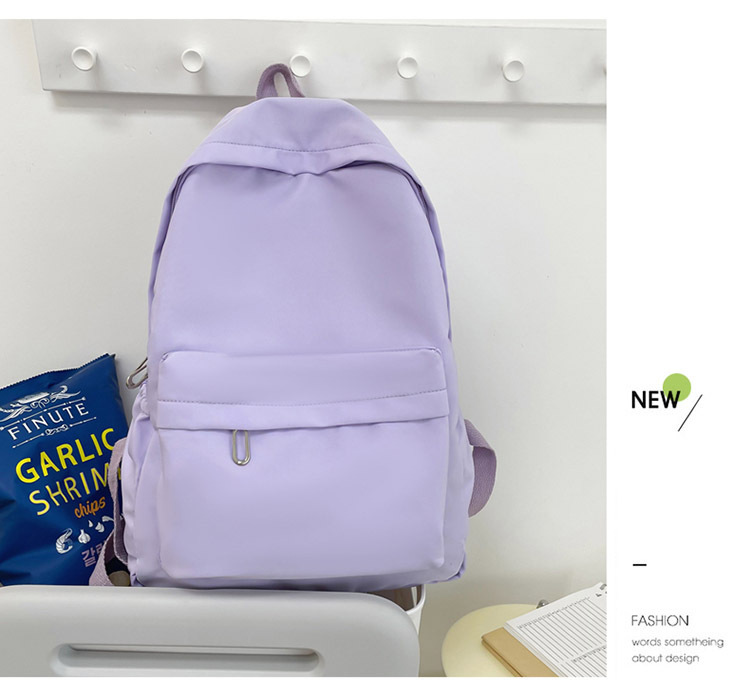 书包女日系初中生大容量学院风背包简约休闲户外双肩包高中书包女详情36