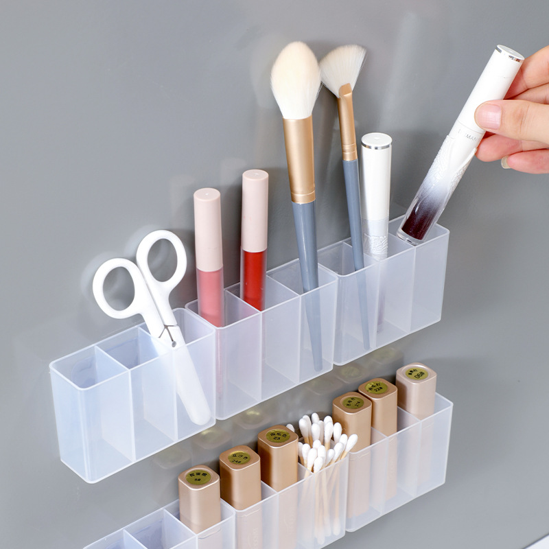 Wall-mounted storage box rack, wall-mounted refrigerator, side door, kitchen and bathroom cabinet, bathroom cabinet door, washbasin storage rack Application Scenario