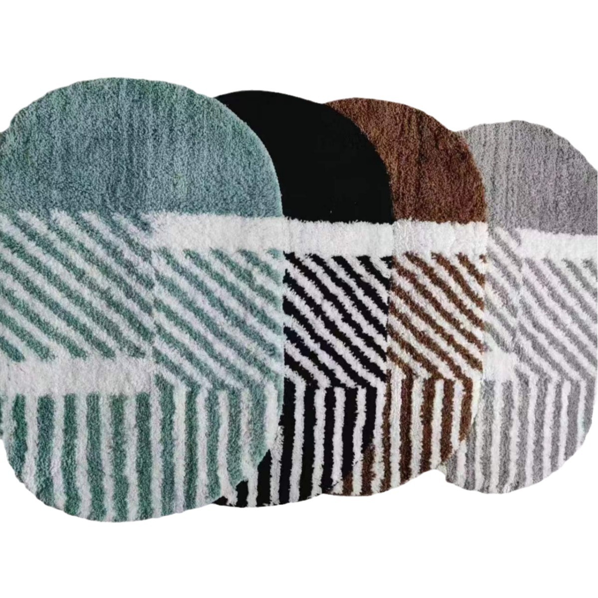 Factory direct sales, wholesale and export of bathroom and toilet door carpets, water-absorbing and anti-slip MATS, floor MATS and door MATS details Picture