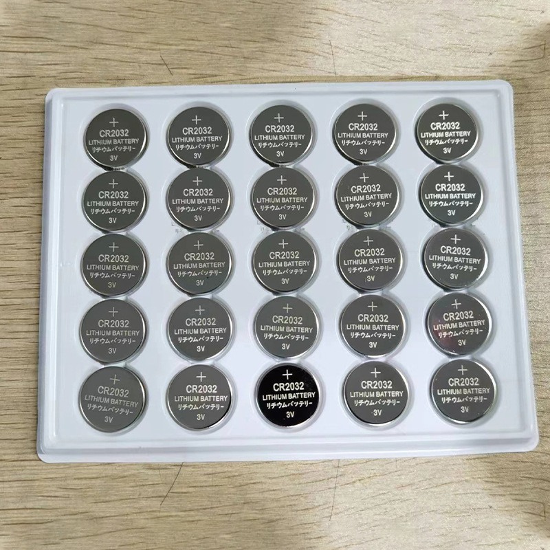 纽扣电池实物图