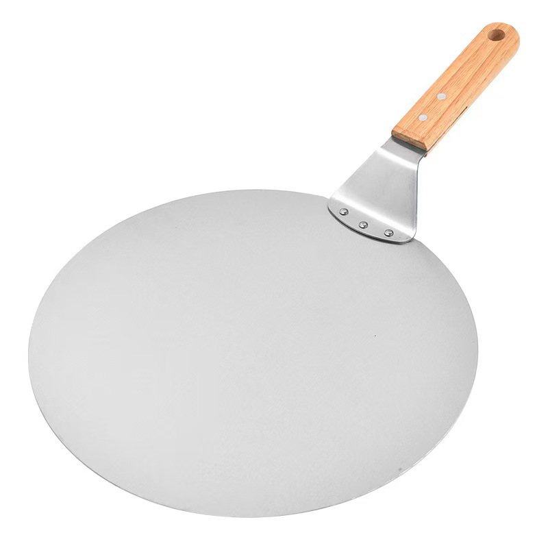In-stock pizza spatula with fixed handle, multi-sized pizza transfer spatula, baking tools, pizz day kitchen Specification image
