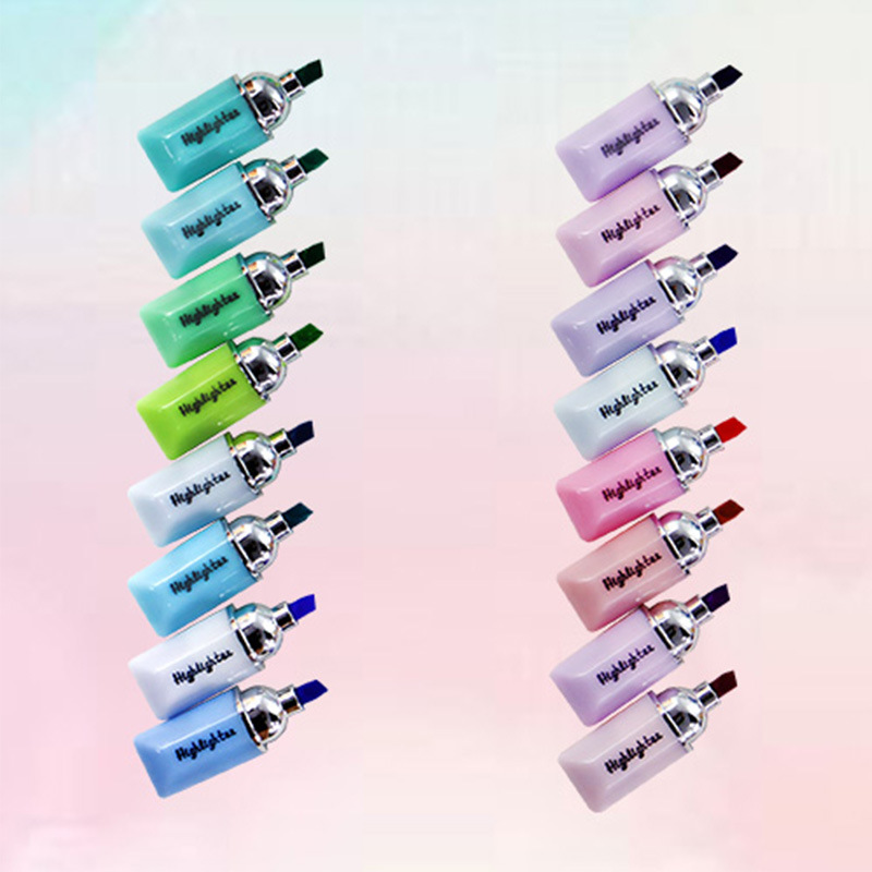 荧光笔/跨境文具/果冻笔/信泰楼荧光笔/图书白底实物图