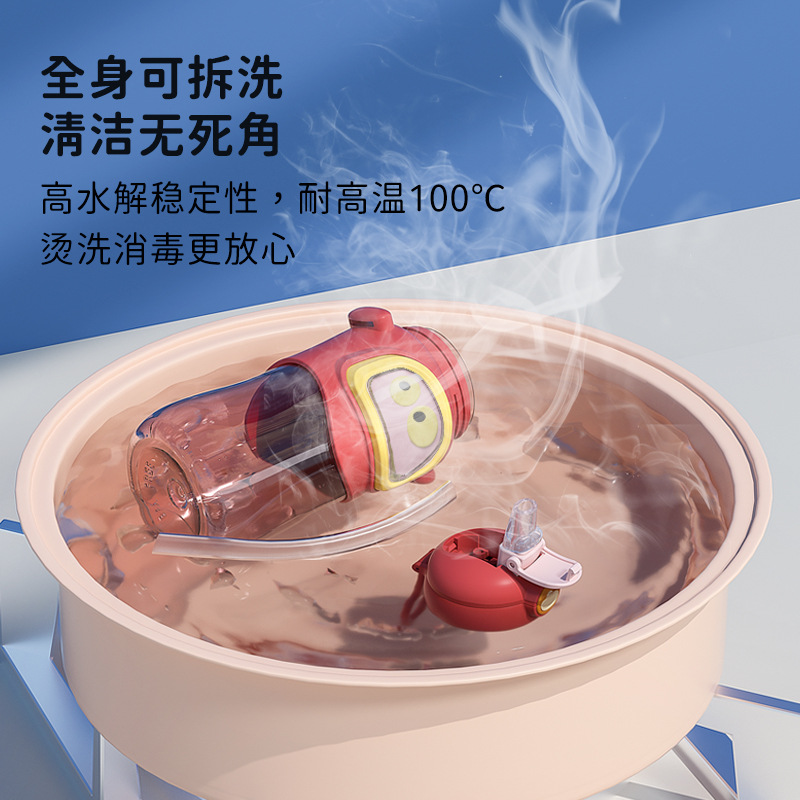 儿童杯子/太空杯儿童卡通/水杯儿童夏季户外/水壶儿童/卡通杯亲子可爱细节图