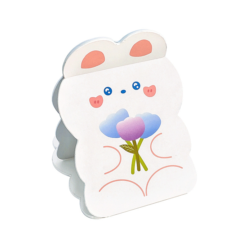 卡通异形可折白底实物图