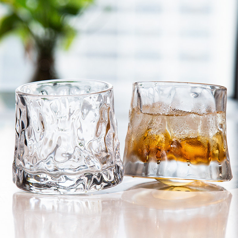 High Appearance Level Round Glass Breakfast Coffee Tea Cup Whiskey Cup Beer Cup With Hand Small Gift Wholesale Specification drawing