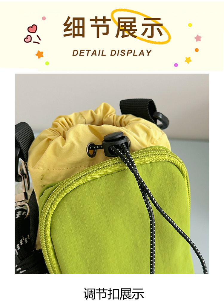 Spring 2025 new Orange fashionable and versatile portable phone bag, small bag, outdoor cycling single-shoulder crossbody bag, street style pic 23
