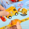 The popular Huili toy car digital watch, "Pop Pop Ring", children's and babies' rotating wristband, detachable toy gift, silicone wristband details Picture
