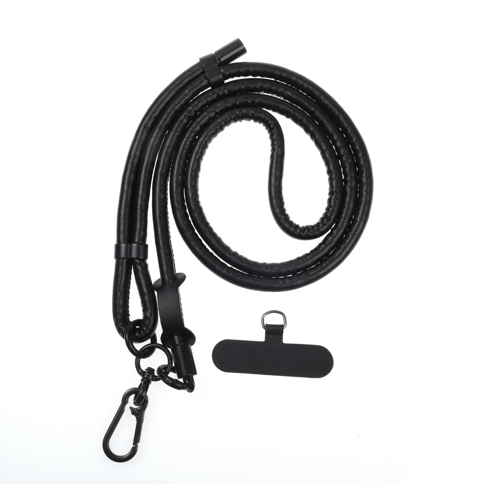 Amazon Selling Colorful Acrylic Diamond Multi-Functional Crossbody Can Be Back Hanging Neck Mobile Phone Rope With Double Buckle Universal Outdoor Specification drawing