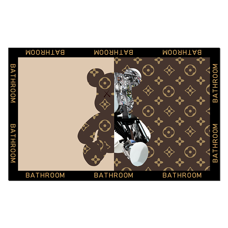 轻奢硅藻泥地白底实物图