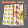 现货汉堡纸食品包装纸批发淋膜防油托盘垫纸一次性打包纸可制作彩图