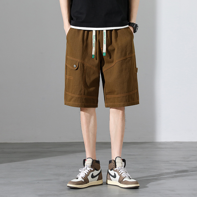 Large Size Cotton Shorts Men 2023 Summer New American Cargo Quarter Pants Loose Casual Plus Fat Straight Leg Pants Application Scenario
