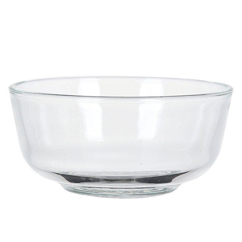 Manufacturers Supply Household Heat-Resistant Glass Soup Bowl Large Thick Vegetable Fruit Instant Noodles Salad Bowl Wholesale Item Picture