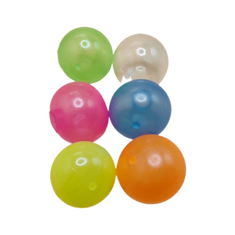 Douyin's same style of luminous ceiling-mounted sticky target balls, ceiling sticky sticky balls, popular online throwing, stress-relieving and venting children's toys Item Picture