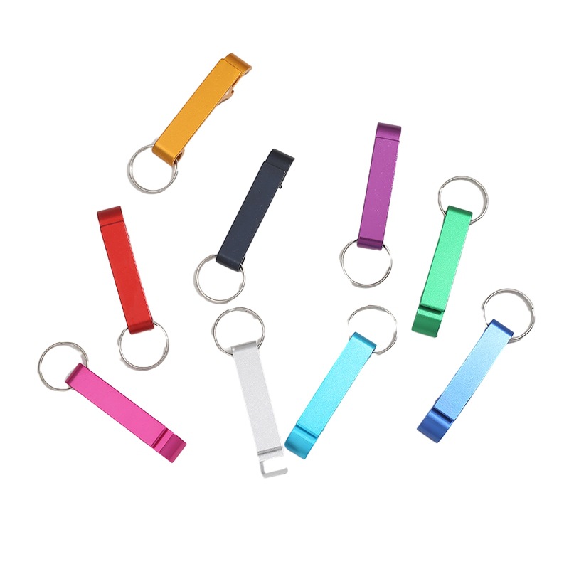 Aluminum alloy beer bottle opener, keychain, bottle screwdriver, small gift, laser logo Application Scenario