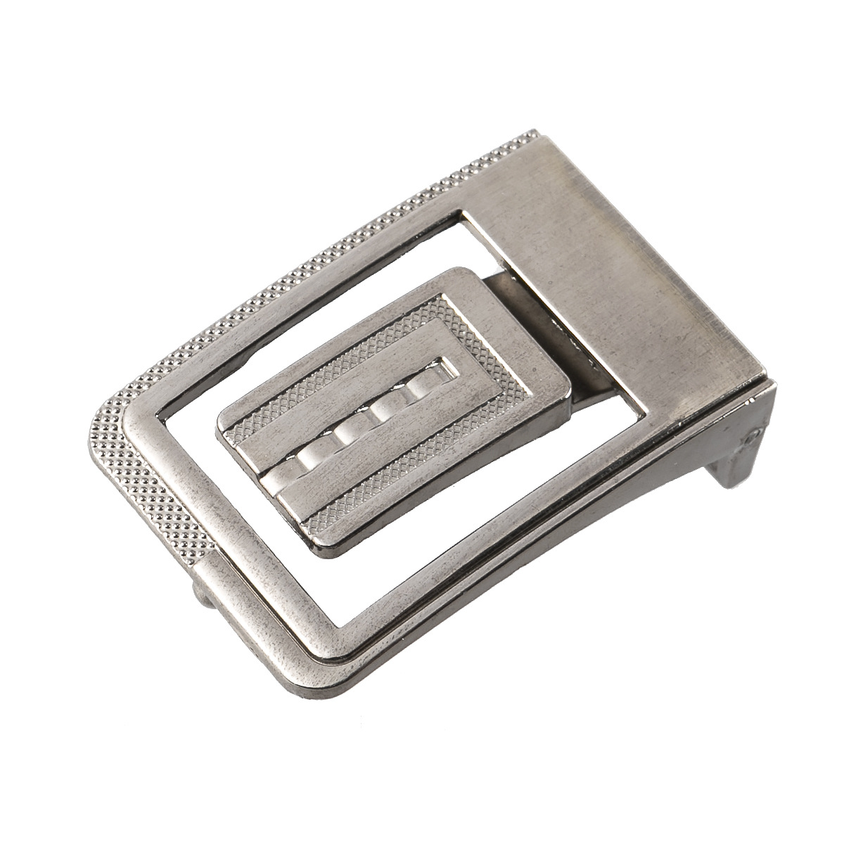 New Trend Men Smooth Zinc Alloy Film Plate Buckle With 33Mm Perforated Belt Buckle Belt Buckle Wholesale details Picture