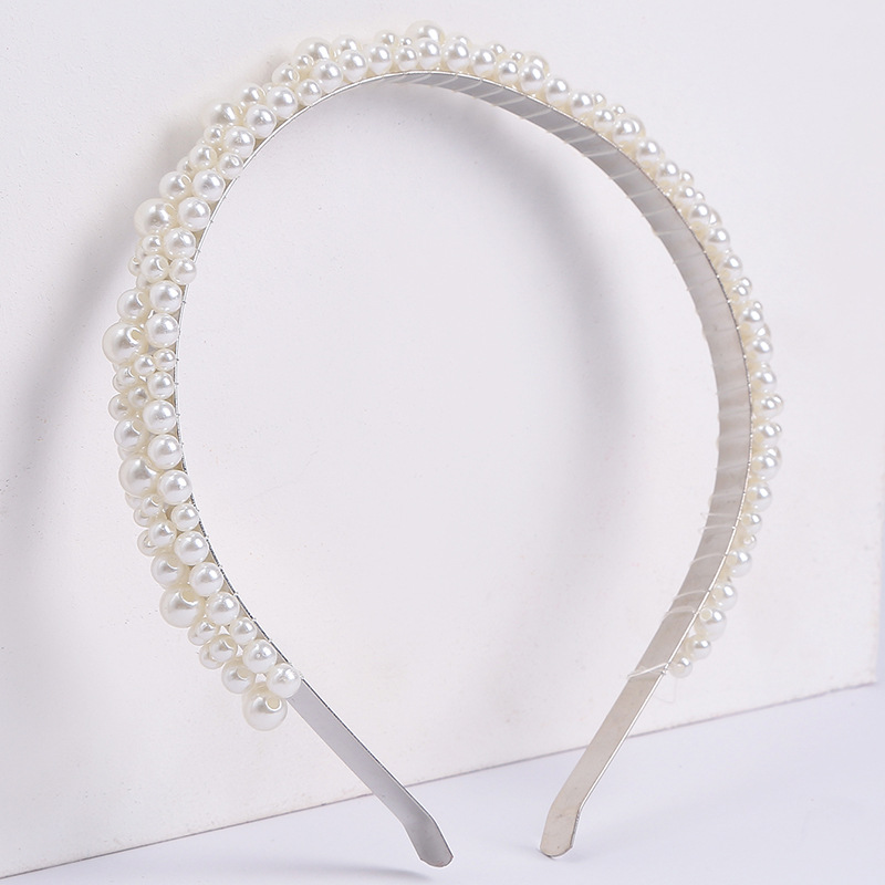 New pearl hairband for women, Korean Internet celebrity headband, versatile hairpin for women, simple and elegant hair clip headwear wholesale details Picture