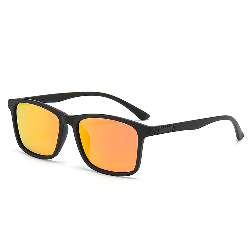 New men's business polarized sunglasses, cross-border square frame fashionable sunglasses, outdoor fishing, driving and night vision glasses Item Picture