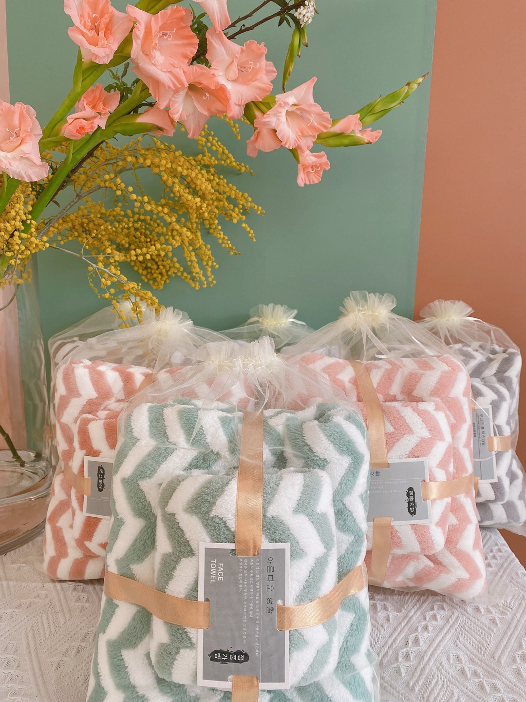 【 Chi Jia 】 Coral Fleece Towel, Bath Towel Set, Beach Towel, Absorbent Mother and Child Towel Gift Box, Thickened Household Towel Set Specification image