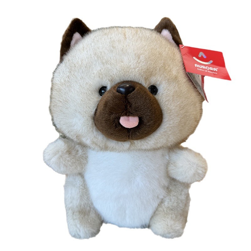 Mucho amor genuino gordo dragón perro real peluche bondadoso bonito dibujos animados muñeca de curación regalo de cumpleaños garra máquina muñeca Item Picture