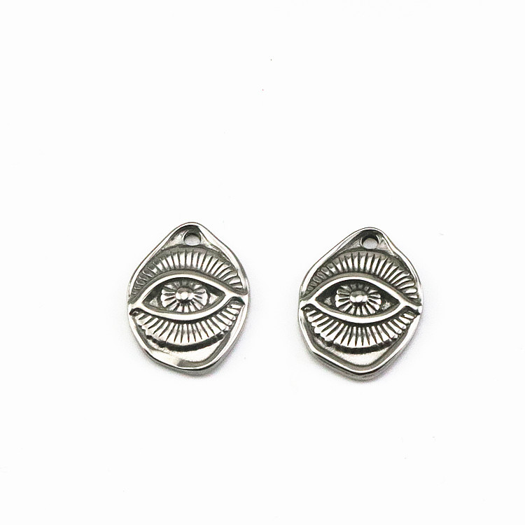 The manufacturer supplies a new type of Egyptian all-seeing eye stainless steel jewelry pendant and titanium steel round eye pendant