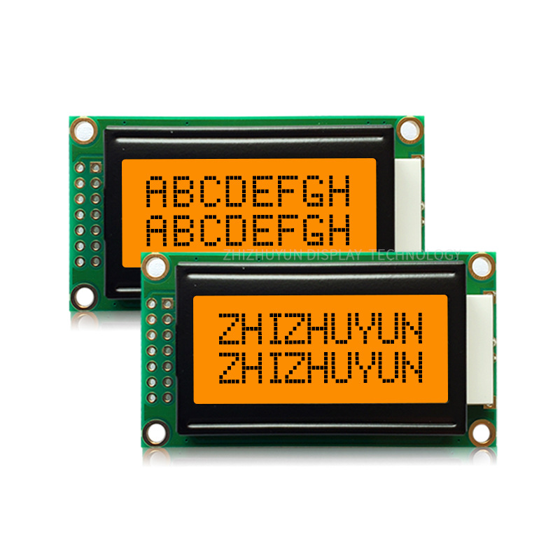 Va Black Film Lcd/Lcm Display English Character Lcd Module 0802B-2 English Screen Application Scenario