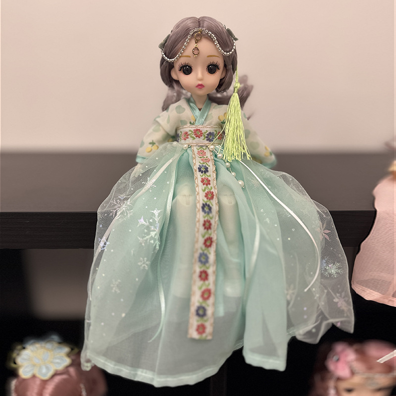 古装芭风比娃娃30厘米女孩儿童礼物玩具仙女汉服古代衣服儿童礼物