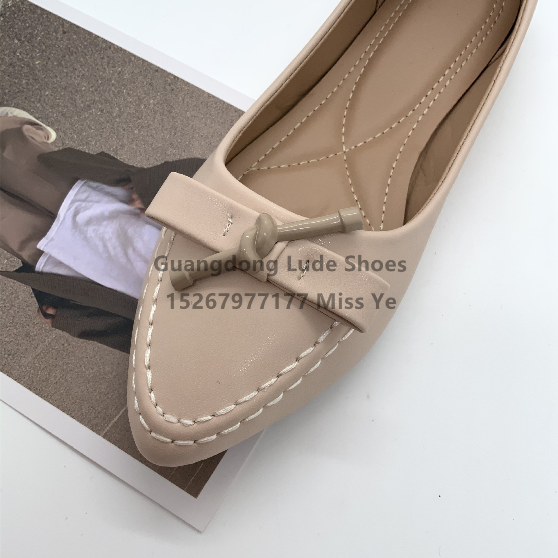 2022 Women's Casual Single Shoes Flat Single Shoes Fashion Comfortable Outer Wear Single Shoes Women's Guangzhou Women's Shoes Craft Shoes Single Shoes Specification drawing