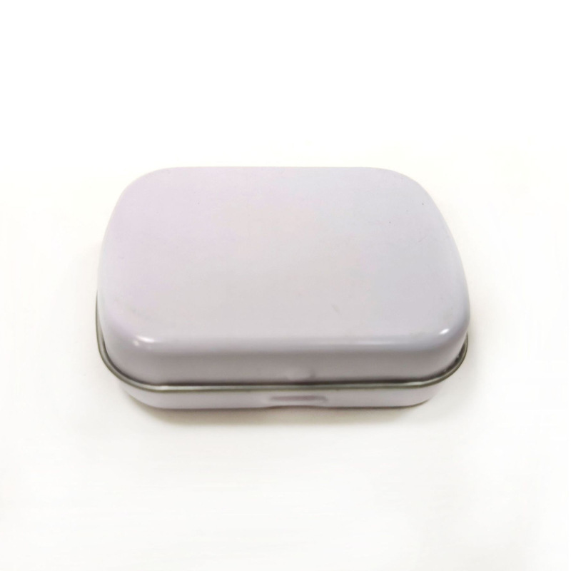 Tinplate watermelon frost throat lozenges mint candies portable storage packaging box in stock, schoolbag mini flip lid tin box Application Scenario