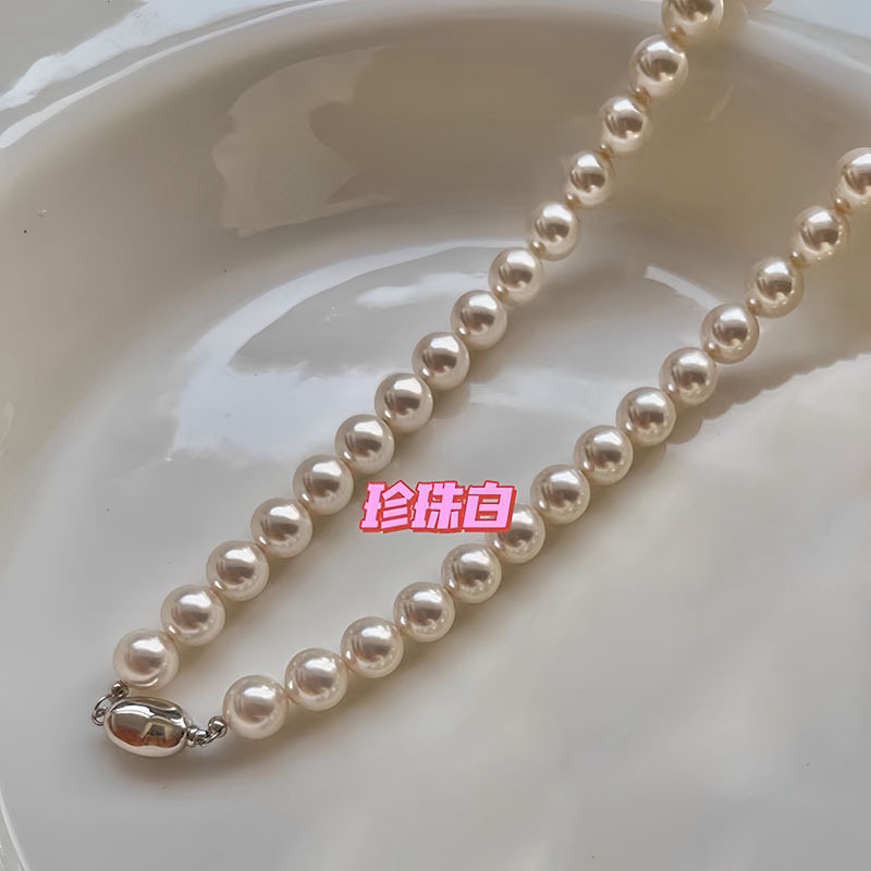 耳环/西太后/莫桑石/耳钉/珍珠项链细节图