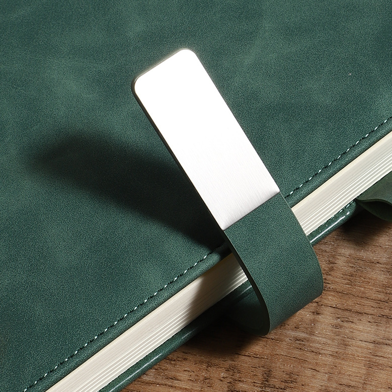 Business Pu Work Leather Leather A5 Notebook Can Print Logo Notepad Notebook Notebook Set Application Scenario