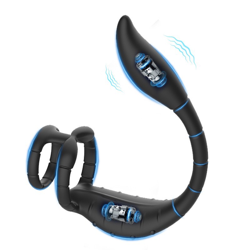 New APP-controlled scorpion lock, sperm ring, male and female co-vibration exercise device, adult sex toy Item Picture