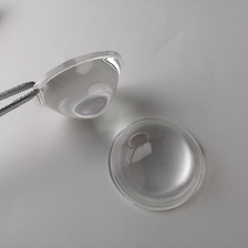 灯具52.6mm单凸凹镜手电筒LED透镜配件一件代发射灯平凸塑料53mm义乌小百货照明灯片