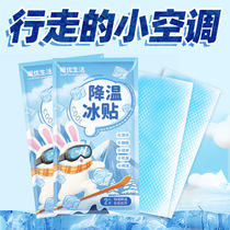 Cold Patch Physical cooling and heat reduction Ice patch to prevent heat stroke in summer heat dissipation patch for students Heat dissipation patch for adult mobile phones