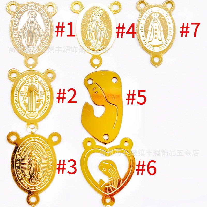 3mm golden collarbone chain, stainless steel round bead necklace, cross necklace, hot-selling jewelry accessories on Amazon Application Scenario