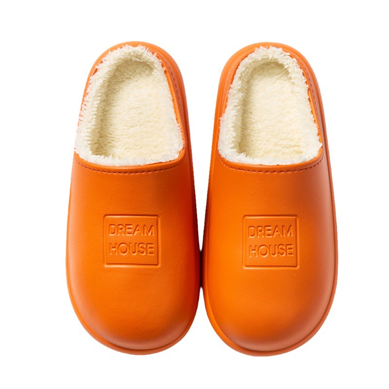 棉拖鞋/儿童棉拖鞋粉色/拖鞋/猫爪手套/冬季鞋子批发白底实物图