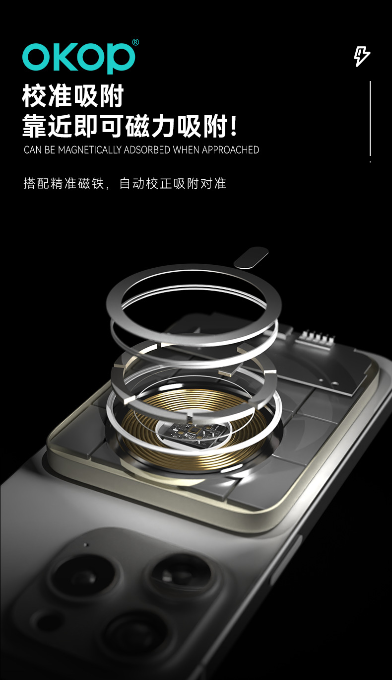 712 Power Bank with 3C certification, fast charging, thin and light magnetic wireless power bank, long battery life, portable and compact, suitable for cross-border use pic 11