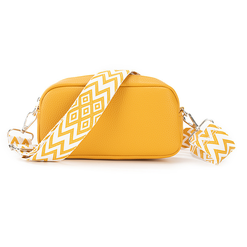 The New 2025 Fashion Cross-Border Large-Capacity Casual Solid-Color Broadband Commuter Versatile Single-Shoulder Crossbody Steamed Bun Mother Bag details Picture