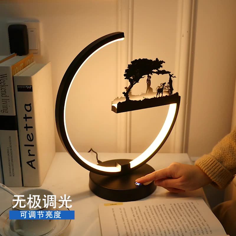 Factory wholesale Nordic table lamps, bedroom bedside lamps, home creative ornaments, night lights, gifts for girls and best friends details Picture